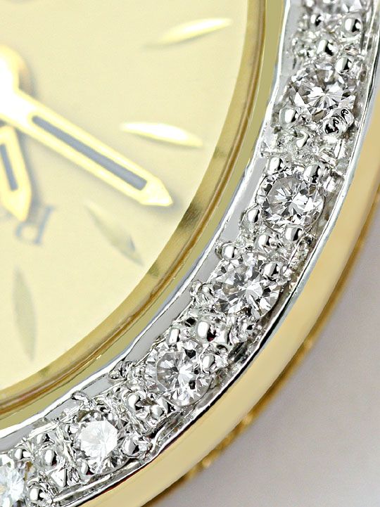 Foto 4 - Bernina Damen-Armbanduhr 14K Gelbgold-Diamantenluenette, U2321